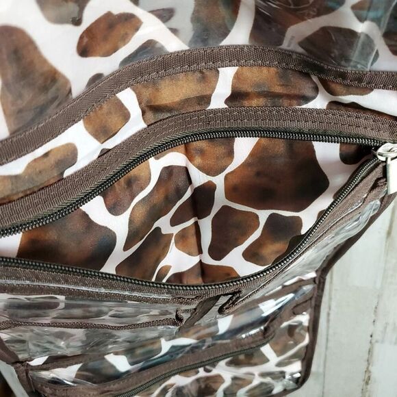 Pink Animal Print Hanging Toiletry Bag - Picture 4 of 8